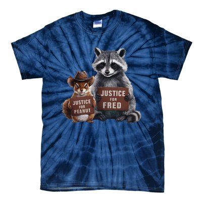 Justice For Peanut The Squirrel Supporter Tie-Dye T-Shirt