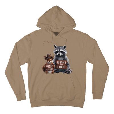 Justice For Peanut The Squirrel Supporter Hoodie