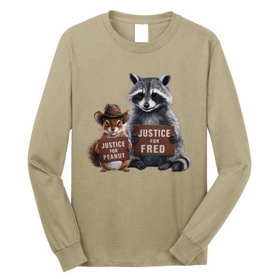 Justice For Peanut The Squirrel Supporter Long Sleeve Shirt