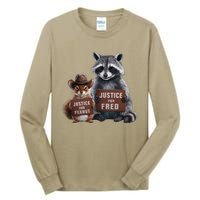 Justice For Peanut The Squirrel Supporter Tall Long Sleeve T-Shirt