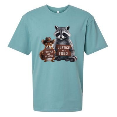 Justice For Peanut The Squirrel Supporter Sueded Cloud Jersey T-Shirt