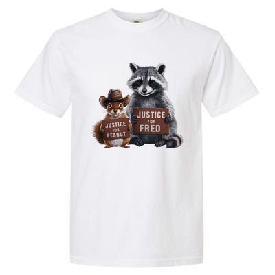 Justice For Peanut The Squirrel Supporter Garment-Dyed Heavyweight T-Shirt