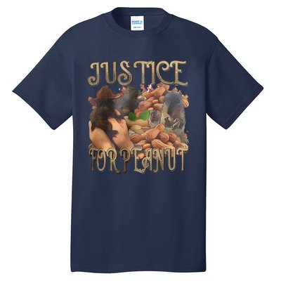 Justice For Peanut Fred The Raccoon Support Animal Rights Tall T-Shirt