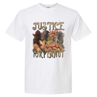 Justice For Peanut Fred The Raccoon Support Animal Rights Garment-Dyed Heavyweight T-Shirt