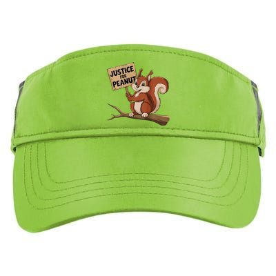 Justice For Peanut The Squirrel P’Nut Pnut Peanut Adult Drive Performance Visor