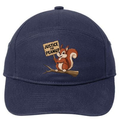 Justice For Peanut The Squirrel P’Nut Pnut Peanut 7-Panel Snapback Hat