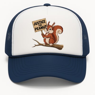 Justice For Peanut The Squirrel P’Nut Pnut Peanut Trucker Hat