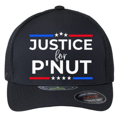 Justice For PNut Peanut Squirrel Lovers Flexfit Unipanel Trucker Cap