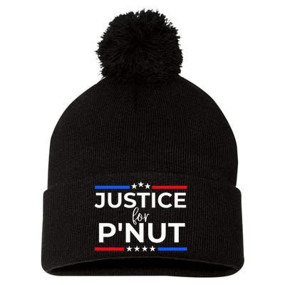 Justice For PNut Peanut Squirrel Lovers Pom Pom 12in Knit Beanie