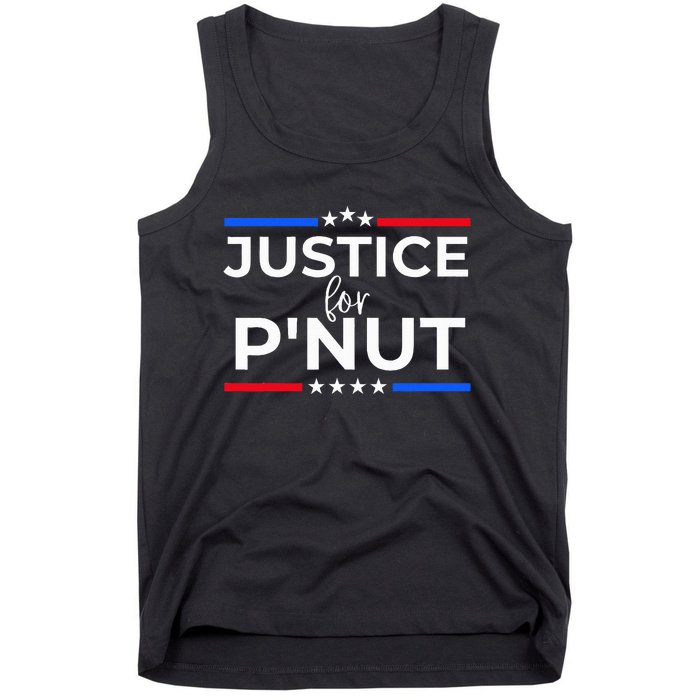 Justice For PNut Peanut Squirrel Lovers Tank Top