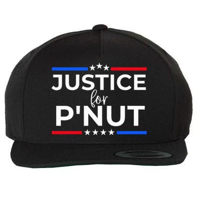 Justice For PNut Peanut Squirrel Lovers Wool Snapback Cap