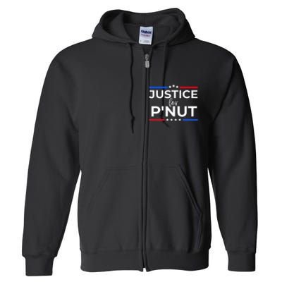 Justice For PNut Peanut Squirrel Lovers Full Zip Hoodie