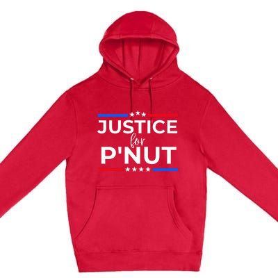 Justice For PNut Peanut Squirrel Lovers Premium Pullover Hoodie