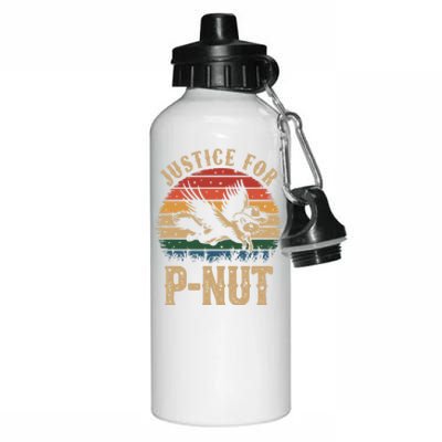 Justice For Peanut P’Nut Pnut Squirrel Lover Aluminum Water Bottle 