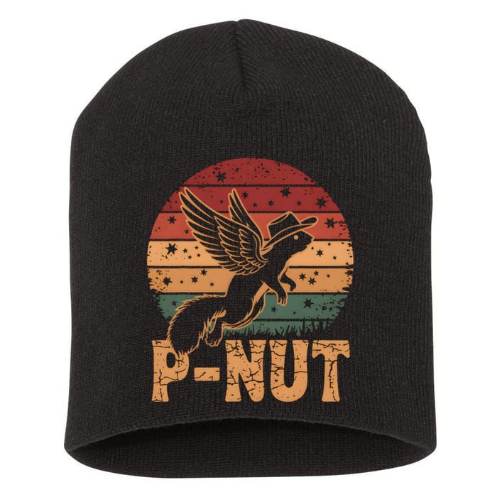 Justice For Peanut P’Nut Pnut Squirrel Lover Short Acrylic Beanie