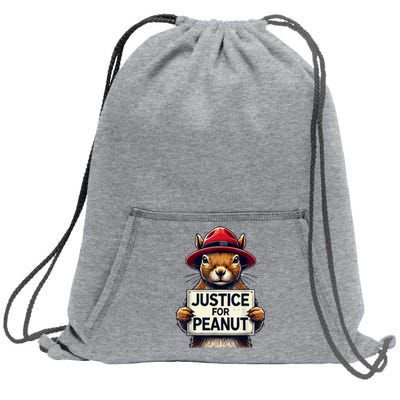 Justice For Peanut The Squirrel Wanted Sweatshirt Cinch Pack Bag