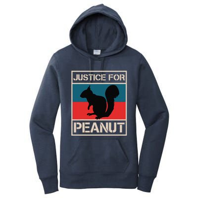 Justice For Peanut The Squirrel Women's Pullover Hoodie