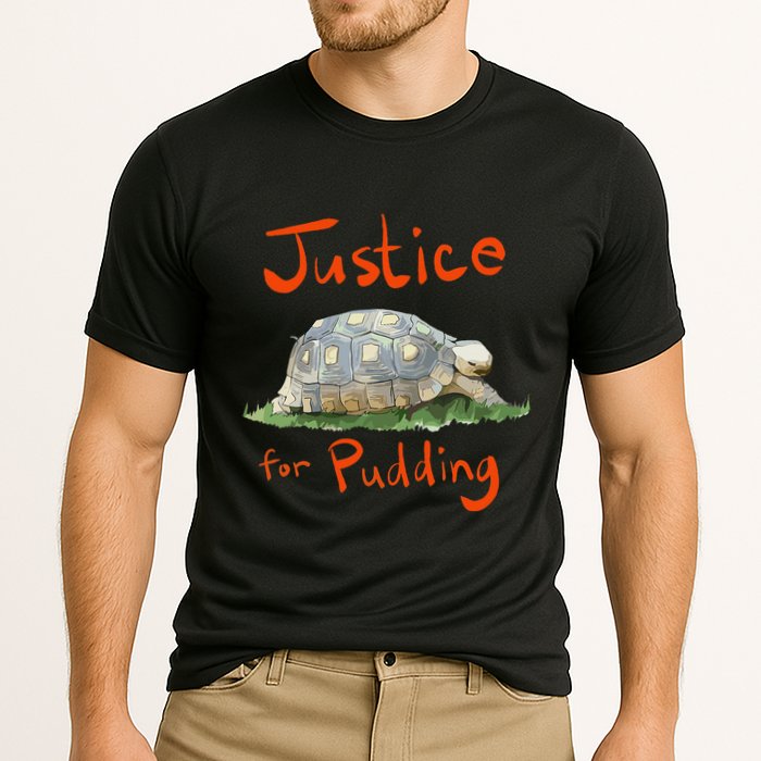 Justice For Pudding Cooling Performance Crew T-Shirt