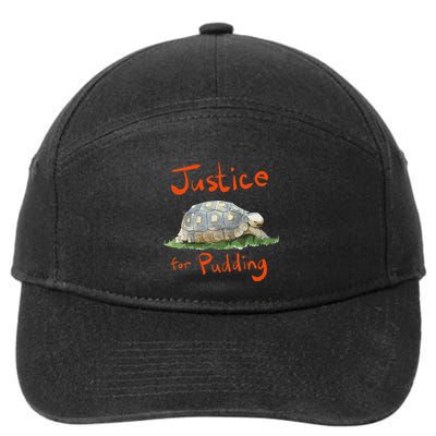 Justice For Pudding 7-Panel Snapback Hat