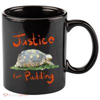 Justice For Pudding 11oz C Handle Ceramic Mug