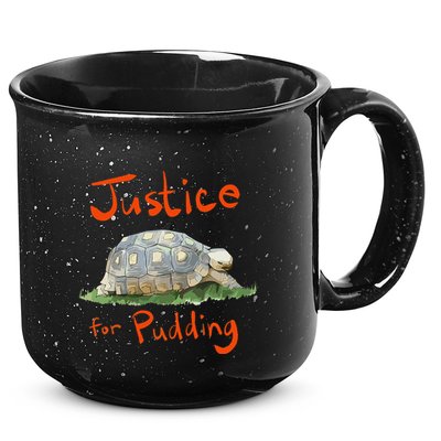 Justice For Pudding 15oz Campfire Ceramic Mug
