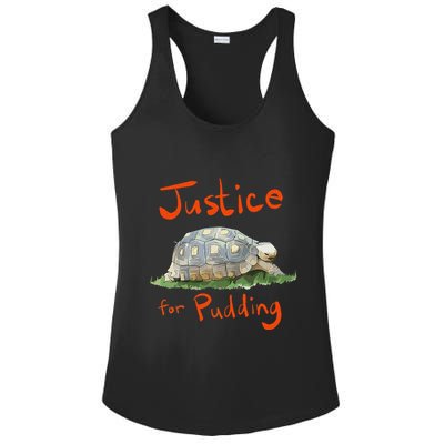 Justice For Pudding Ladies PosiCharge Competitor Racerback Tank