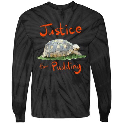 Justice For Pudding Tie-Dye Long Sleeve Shirt