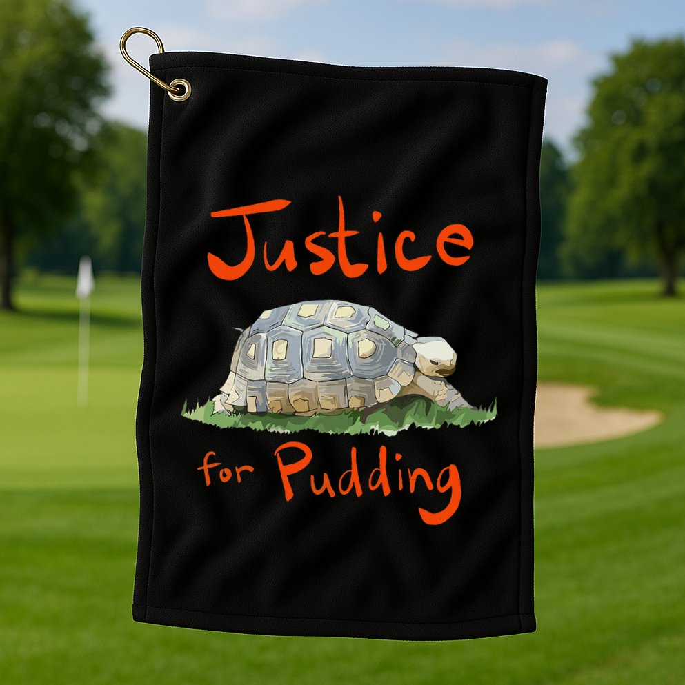 Justice For Pudding Golf Towel