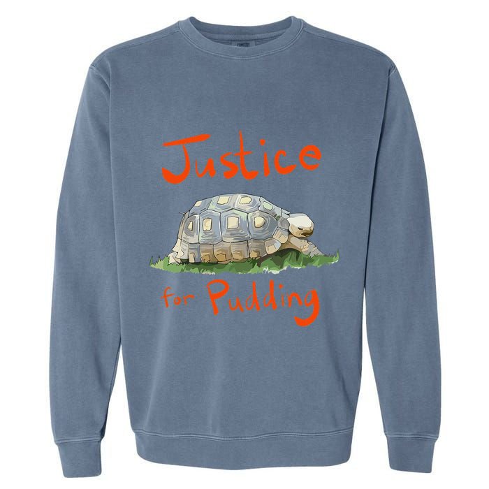 Justice For Pudding Garment-Dyed Sweatshirt