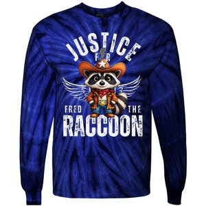 Justice For Peanut The Squirrel & Fred The Racoon Tie-Dye Long Sleeve Shirt