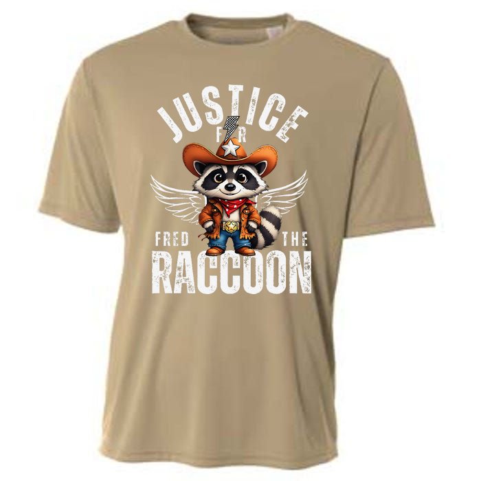 Justice For Peanut The Squirrel & Fred The Racoon Cooling Performance Crew T-Shirt