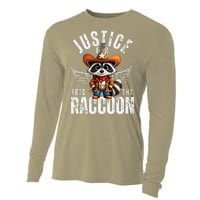 Justice For Peanut The Squirrel & Fred The Racoon Cooling Performance Long Sleeve Crew