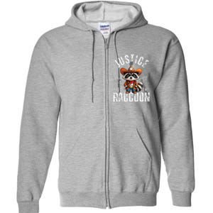 Justice For Peanut The Squirrel & Fred The Racoon Full Zip Hoodie