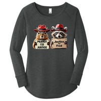 Justice For Peanut The Squirrel Justice For Fred The Raccoon Women's Perfect Tri Tunic Long Sleeve Shirt