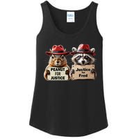 Justice For Peanut The Squirrel Justice For Fred The Raccoon Ladies Essential Tank