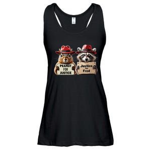 Justice For Peanut The Squirrel Justice For Fred The Raccoon Ladies Essential Flowy Tank