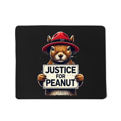 Justice For Peanut The Squirrel Wanted Mousepad