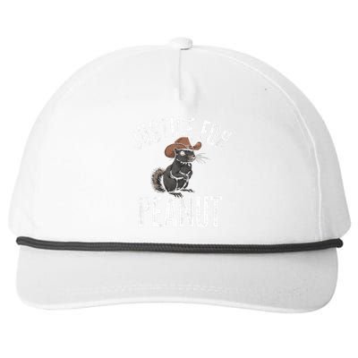 Justice For Peanut The Squirrel Peanut Squirrel Snapback Five-Panel Rope Hat