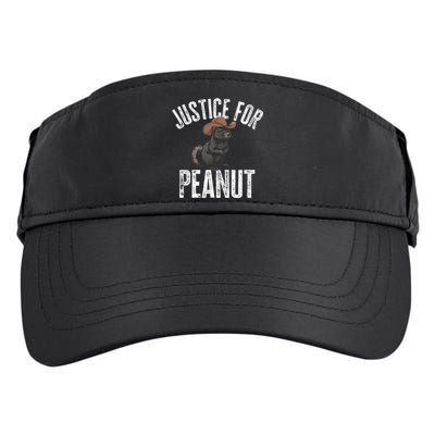 Justice For Peanut The Squirrel Peanut Squirrel Adult Drive Performance Visor