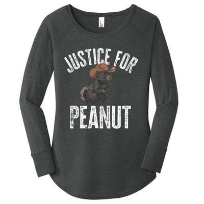 Justice For Peanut The Squirrel Peanut Squirrel Women's Perfect Tri Tunic Long Sleeve Shirt