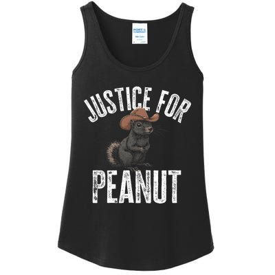 Justice For Peanut The Squirrel Peanut Squirrel Ladies Essential Tank