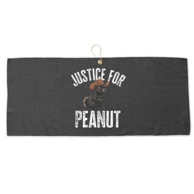 Justice For Peanut The Squirrel Peanut Squirrel Large Microfiber Waffle Golf Towel