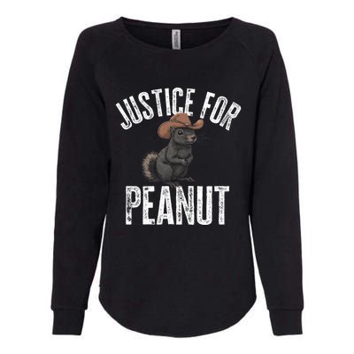 Justice For Peanut The Squirrel Peanut Squirrel Womens California Wash Sweatshirt