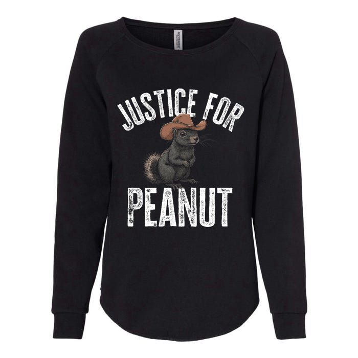 Justice For Peanut The Squirrel Peanut Squirrel Womens California Wash Sweatshirt