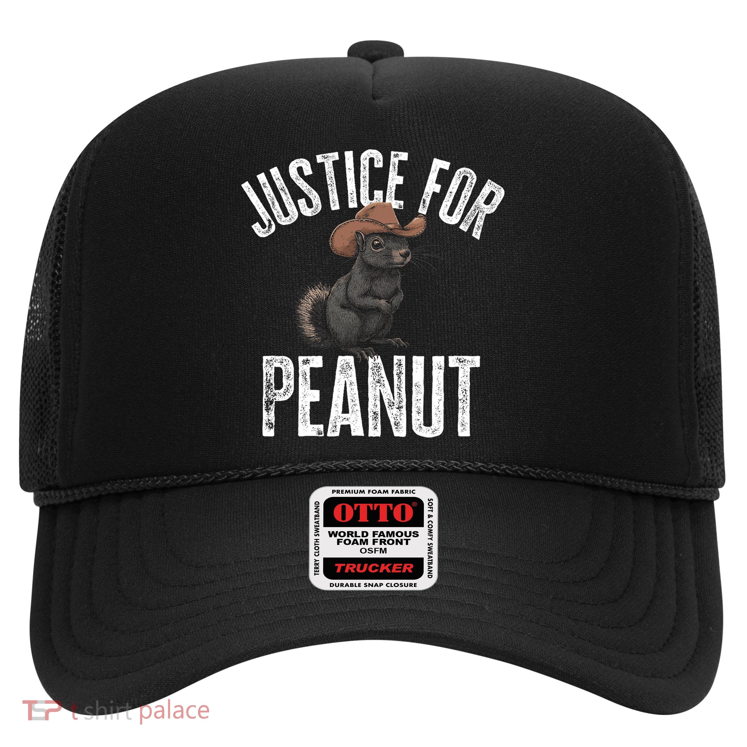 Justice For Peanut The Squirrel Peanut Squirrel Trucker Hat