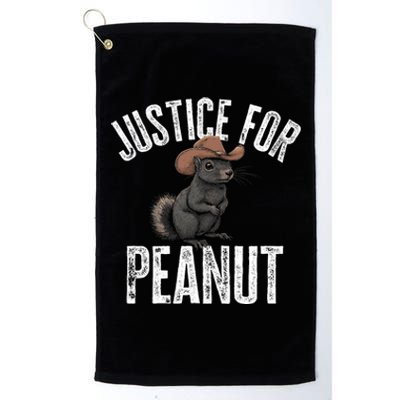 Justice For Peanut The Squirrel Peanut Squirrel Platinum Collection Golf Towel