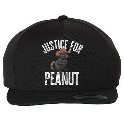 Justice For Peanut The Squirrel Peanut Squirrel Wool Snapback Cap