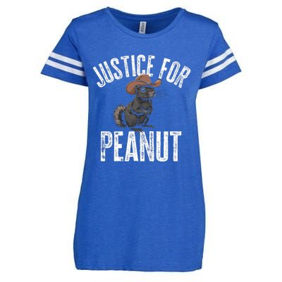 Justice For Peanut The Squirrel Peanut Squirrel Enza Ladies Jersey Football T-Shirt