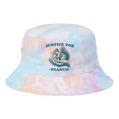 Justice For Peanut The Squirrel Peanut Squirrel Trending Tie Dye Newport Bucket Hat