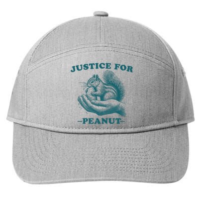 Justice For Peanut The Squirrel Peanut Squirrel Trending 7-Panel Snapback Hat